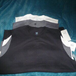 🌞 Summer Ready! Men’s Sleeveless Tee Bundle (Set of 3) | Size Large (42–44)